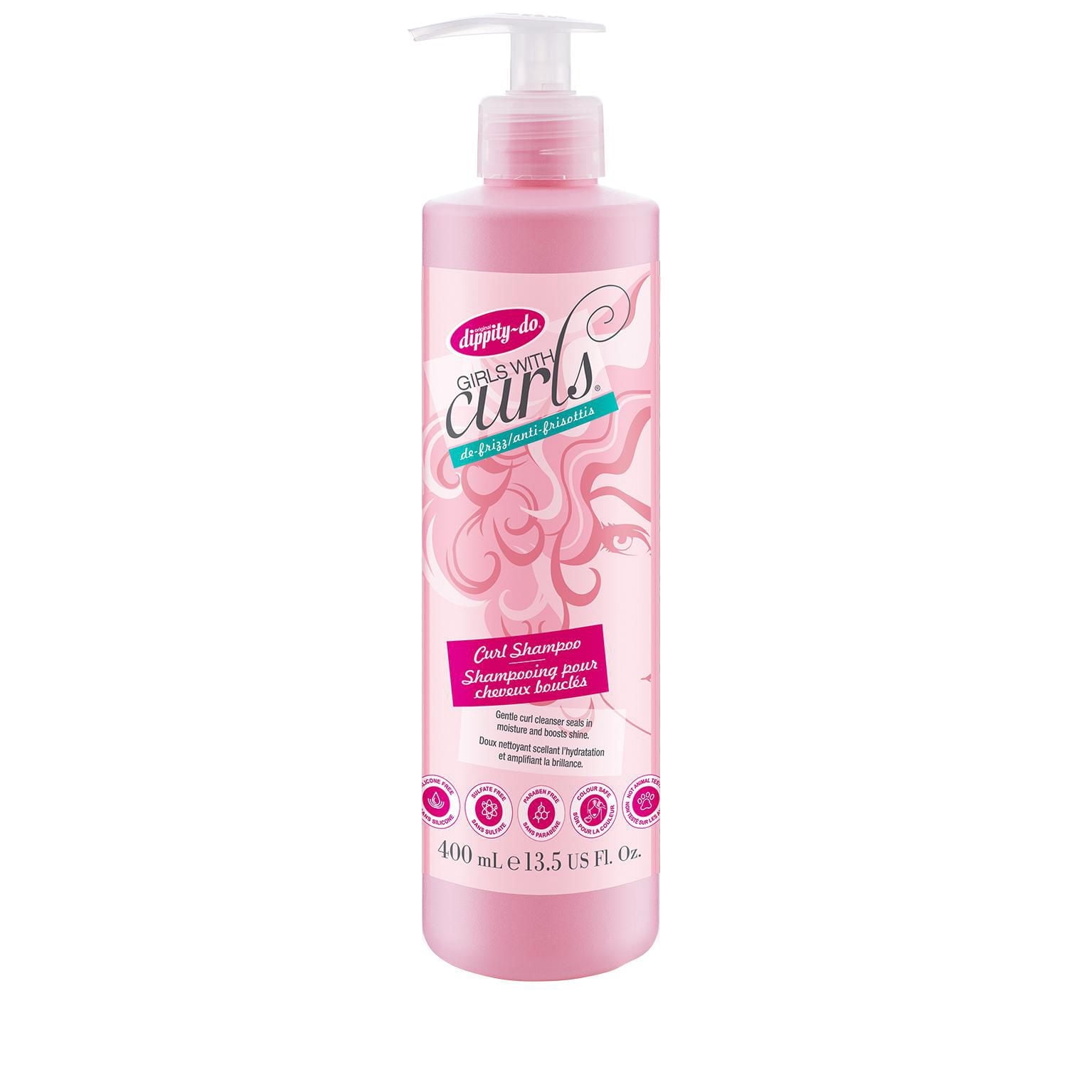 Curl Shampoo – Gently Cleanses, Seals in Moisture and Boosts Shine to Dry, Frizzy and Curly Hair – Colour-Safe & Sulfate-Free with Natural Ingredients
