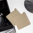 thumbnail image 3 of Fabstyles Fouta Cotton Pot Holder Set of 2, 3 of 5