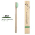 thumbnail image 1 of Bamboo Toothbrush Soft Bristles Biodegradable Teeth Brush Bamboo Toothbrushes Oral Care Tooth, 1 of 6