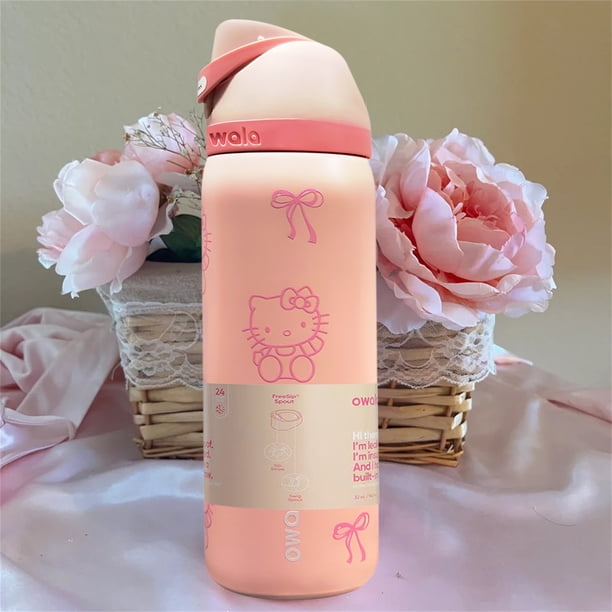 Owala Kitty Cat Cup FreeSip Insulated Stainless Water Bottle for