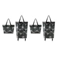 thumbnail image 4 of Ruiboury Foldable Shopping Trolley Bag Multifunctional And Fashionable Wide Application Rose printing 2Set, 4 of 6