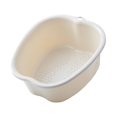 thumbnail image 4 of Foot Soaking Bath Basin Foot Tub Footbath Bucket Foot Massage Multipurpose Foot Soak Tub, Beige, 4 of 8