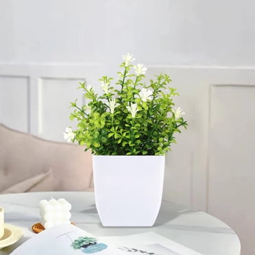 EGNMCR Home Decor, Room Decor, Fall Decor Small Fake Plants Faux Plants Indoor With Flowers For Home Bathroom Kitchen Office Desk Decor Simulation potted plants