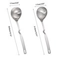 thumbnail image 3 of 2PCS Hanging Stainless Steel Wall Hanging Spoon Soup Colander Kitchen Soup Spoon Tool, 3 of 8