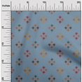 thumbnail image 1 of oneOone Georgette Viscose Fabric Geometric Line Ikat Printed Craft Fabric BTY 42 Inch Wide, 1 of 4