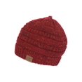 thumbnail image 1 of Gravity Threads Tuque Douce en Tricot Confetti, Bourgogne, 1 of 2