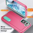 thumbnail image 3 of for Samsung Galaxy S22+ 5G Case, Samsung Galaxy S22+ Phone Case with Built in Kickstand, Shockproof/Dustproof/Drop Proof Heavy Duty Military-Grade Rugged Protective Cover for Samsung Galaxy S22+ 5G, 3 of 8