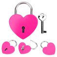 thumbnail image 3 of , Comfortable Heart Lock Compact  For Jewelry Box For Diary For Small Luggage Yellow,Blue,Green,Purple,White,Pink,Red,Rose Red,Black, 3 of 8