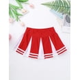 thumbnail image 4 of Ocealan Uniforme de Cheerleading pour Filles Sans Manches avec Jupe Plissée Ensemble Costume Rouge&Blanc 8, 4 of 7