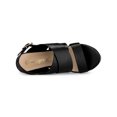 thumbnail image 4 of BLISSFUL STEP Women's Platform Heels Ankle Strap Wedges Sandals, 4 of 7