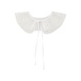thumbnail image 1 of INSPIRE CHIC Detachable False Collar, Embroidery Mini Cape Neck Ruff Dickey Fake Collar for Blouse White-9, 1 of 5