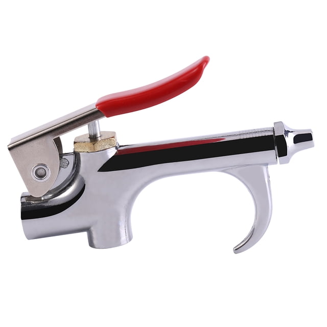 1pc Air Blow Gun Zinc Alloy Air Compressor Blow Kit Blower Dust Removing Gun Tool with Interchangeable Nozzle