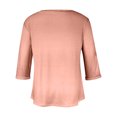 thumbnail image 5 of QIPOPIQ Plus-Size Tops for Women Summer V Neck T Shirts Color Block Raglan Tees Clearance, 5 of 5