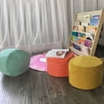 thumbnail image 4 of Housse de Coussins de Sol Ottomane Décorative Pouf Ottoman Rond Indien Extérieur Assise Repose-Pieds Bohème Enfants Jaune, 4 of 8