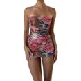 thumbnail image 3 of Fortune Boho Tube Dress for Women Sleeveless Bodycon Mini Dresses, 3 of 8