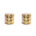 thumbnail image 3 of Decodeary 12piece Wedding New Year Navidad Pendant Ball Wide Application And Easy gold 2Set, 3 of 6