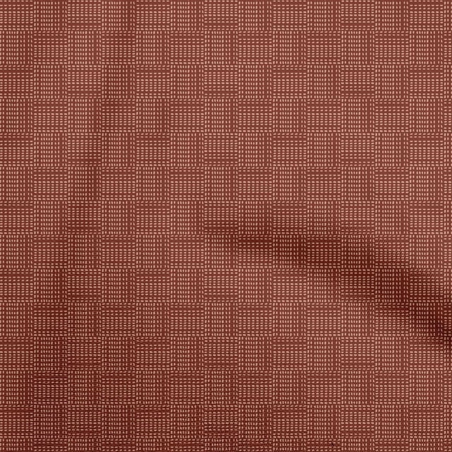 oneOone Viscose Jersey Maroon Fabric Geometric Craft Projects Decor Fabric Printed By The Yard 60 Inch Wide