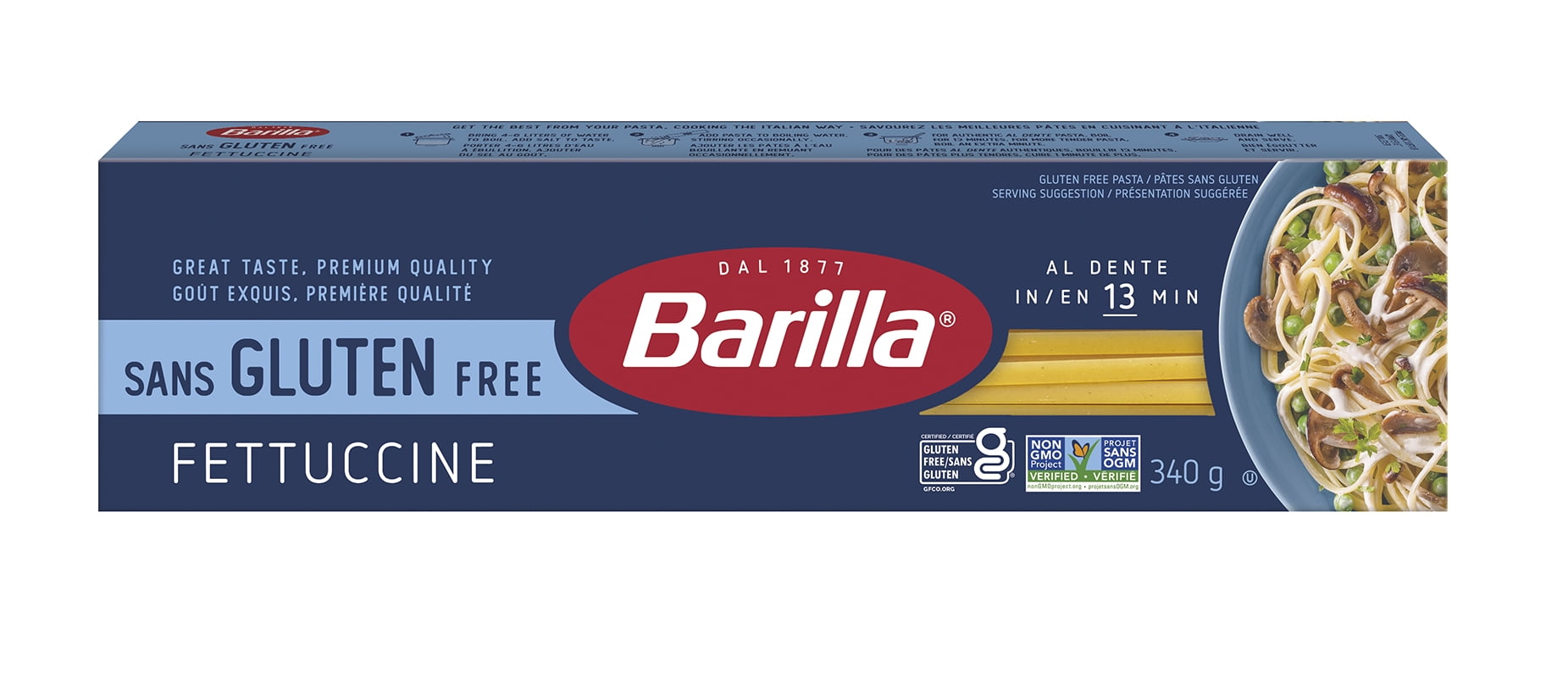 Barilla Gluten Free Pasta Fettuccine 340g