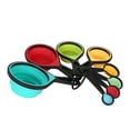 thumbnail image 4 of Mainstays 8-Piece Collapsible Silicone Measuring Cup and Measuring Spoon Set, 4 of 11