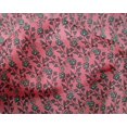 thumbnail image 4 of oneOone Silk Tabby Fabric Leaves & Floral Block Printed Fabric 1 Yard 42 Inch Wide, 4 of 4