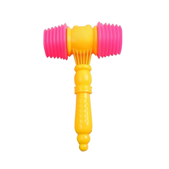 SIYTUAU Kids Squeaking Hammer Toy Pounding Activity Birthday Party Favor Fine Motor Skills Yellow Plastic Material Whack A Mole Game Gift Ages 3 Years Up
