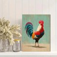 thumbnail image 2 of Toile Murale Style Ferme Coq 15,75 X 11,81 Pouces, 2 of 8