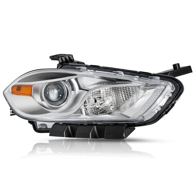For 2013-2016 Dodge Dart Chrome Housing Clear Lens Headlights Factory Style