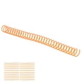 thumbnail image 1 of Plastic Spiral Binding Coils, Binding Spirals Rust Resistant Manual Bound Non Fade Reusable  Page Turning  For Students For A4 A5 Notebook Orange, 1 of 8