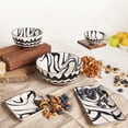 thumbnail image 2 of Chevron Black Bowl 10cm, Set of 4, 2 of 3