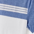 thumbnail image 2 of PatPat Family Matching Outfits Mens Shirts Short-sleeve Colorblock T-shirts for Men L, 2 of 5