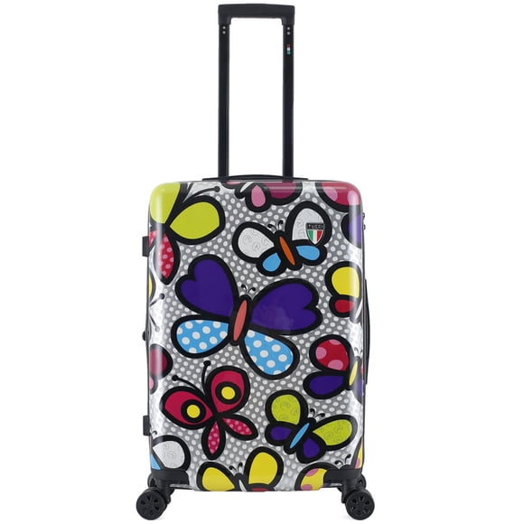 TUCCI Italy Pop Art Papillon Pop Ensemble 3 Pcs (20 Pouces,24 Pouces,28 Pouces) Valise Bagage