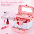 thumbnail image 3 of Princess Makeup Toy Set for Girls Multifunctional Children‘s Makeup Kit Washable Kids Makeup Simulation Kit Educational Toys Birthday Gift for 2 to 11 Year Old Girls Kids, 3 of 7