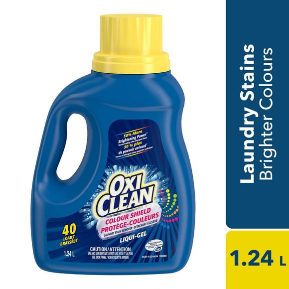 OxiClean Colour Shield Laundry Liqui‑Gel Stain Remover, Colour‑Safe Formula for Clothes, 1.24 L