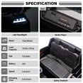 thumbnail image 3 of VOLTZ TOYS 24V Licensed Lexus GX 550 Kids Ride-On SUV – 2-Seater Electric Car with Dual Motors, LED Lights, USB Media Player & Safety Seatbelt – Luxury Truck, 3 of 6