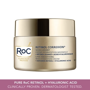 RoC Skincare - Rétinol Correxion® - Lissage des lignes Max Crème d'hydratation + Rétinol avancé + Acide hyaluronique (50ml)