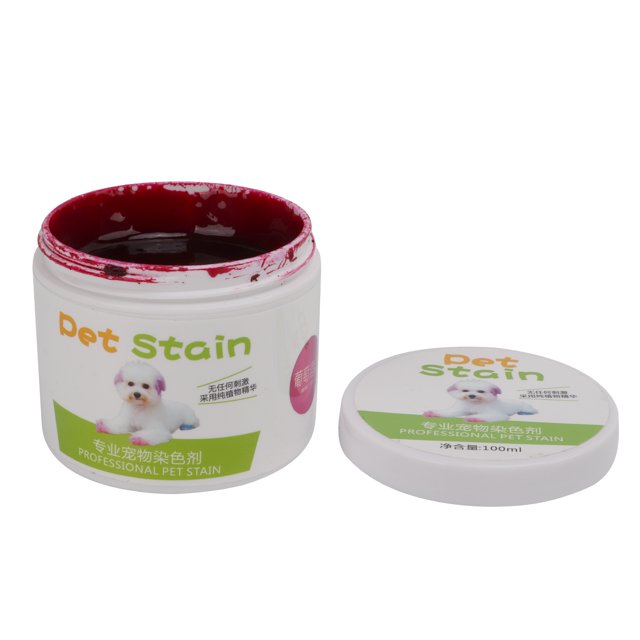 Loewten Pet Hair Coloring Cream, Pet Hair Dye Cream Bright Color For Pet Dogs
