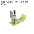thumbnail image 2 of Unique Bargains #SP-18 Industrial Sewing Machine Hinged Presser Foot with Right Guide 1/4' (6mm) Green 2 pcs, 2 of 2