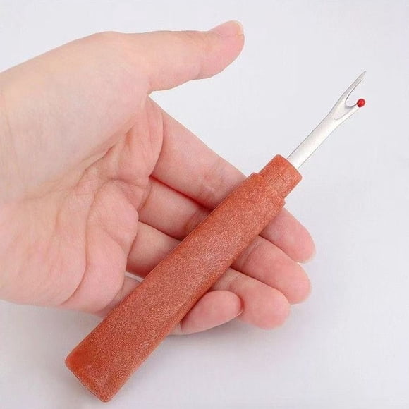 5Pcs Seam Ripper, Kadlawus Seam Ripper Tool For Sewing Accessories Kit, Metal Blade Seam Remover For Fabric Work, Ergonomic Plastic Handle Seam Unpicker For Thread