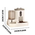 thumbnail image 5 of Savings Oefntac Automatic Cats Feeder Smart Timed Cats Feeding Station 3.8L Auto Dog Waterer Bowl Dispenser Water Dispense Pet Food Container Programable Dry Food Dispenser, 5 of 5
