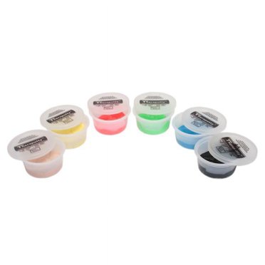 Fabrication Enterprises 10-1481 Cando Theraputty Exercise Material, 3 Oz. - 6-Piece