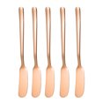 thumbnail image 1 of Mistaha 5 Pack Stainless Steel Cheese Desert Knives Breakfast Butter Knife Slicer Sandwich Spreader Butter Spreader Butter Dispenser Butter Cutter Multipurpose Butter Knives, 1 of 8