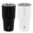 thumbnail image 1 of Grosche Yukon 887 ml (30 oz) Travel Mugs, 2-pack black, 1 of 5