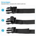 thumbnail image 4 of Unique Bargains Suitcase Belts with Quick Release Buckle Luggage Straps, Black, 4 of 5