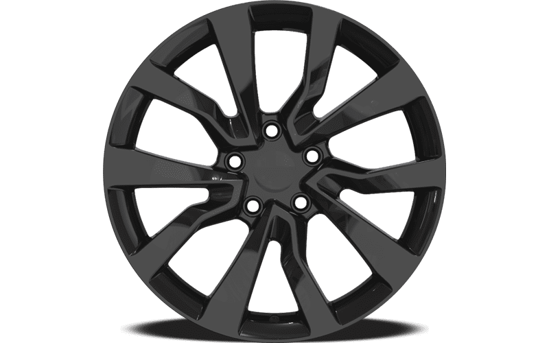 4 x jantes YKW MF23 en alliage Noir brillant de 18x8 pouces pour 2018 - 2026 Honda Accord