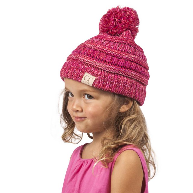 Gravity Threads Tuque pour Enfants 4 Tons Amusante - Rouge/rose Vif