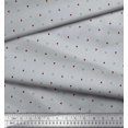 thumbnail image 3 of Soimoi Polyester Crepe Fabric Triangle Small Printed Craft Fabric by The Yard 42 Inch Wide, 3 of 3
