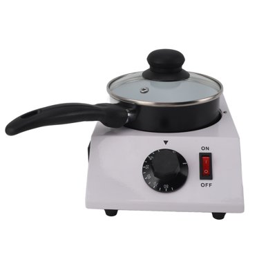 Chocolate Melting Machine Single Pot 30-85 degrees Celsius  Manual Control 1kg Aluminum Anti Stick Melter Pot, Multi Functional Use for Coffee, Butter, Wine, Cream, Milk