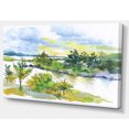 thumbnail image 2 of Autumn Forest and Lake Watercolor, 2 of 3