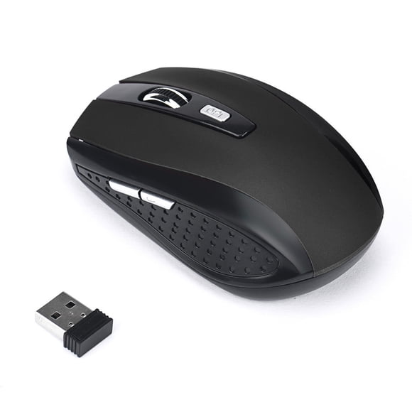 Rvkxad 2.4GHz Wireless Gaming Mouse with USB Receiver, 6-Key Optical Mouse for PC Laptop Desktop, 2000DPI Pro Gamer Mouse