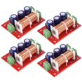 thumbnail image 1 of 4 Pcs Haut-Parleur 400W Crossover Réglage Audio 2 Voies Tweeter Basses Haut-Parleurs Filtre Séparateur de Fréquence pour 2-16Ohm, 1 of 5